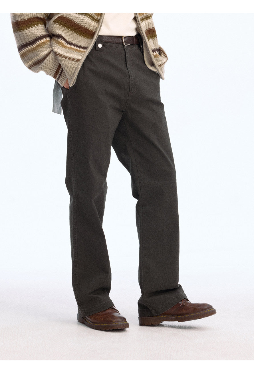"Old Roads"Flared Chinos Pants