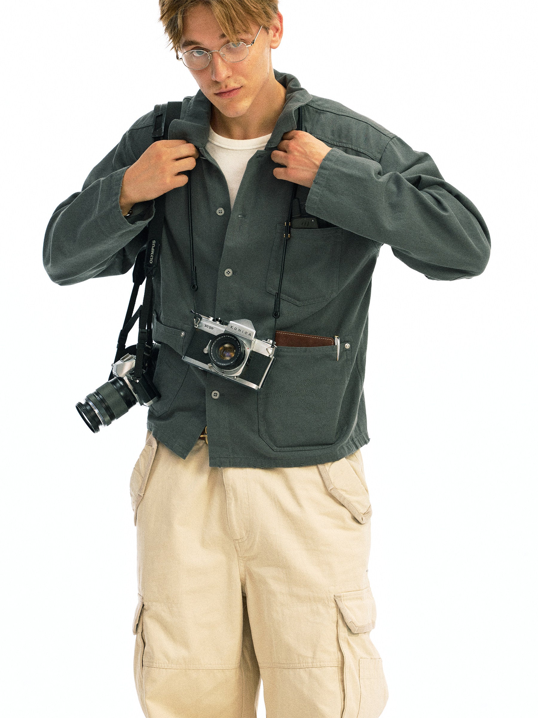 "Garage" shirt jacket