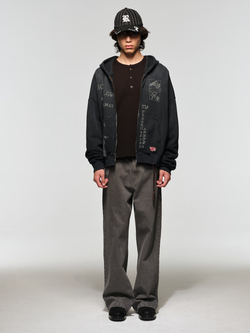 RECORDS INC. 005 TAPE JEANS* bootcut jeans