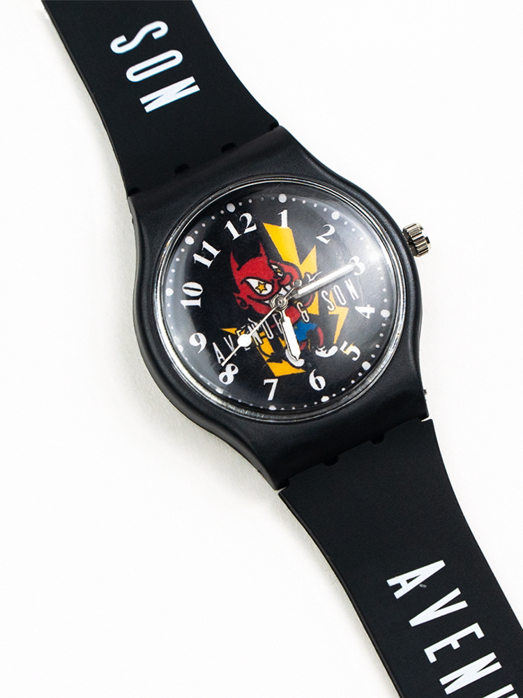 AVENUESON Avenue Son 2026 Little Devil Cartoon Accessories Silicone Watch Electronic Watch