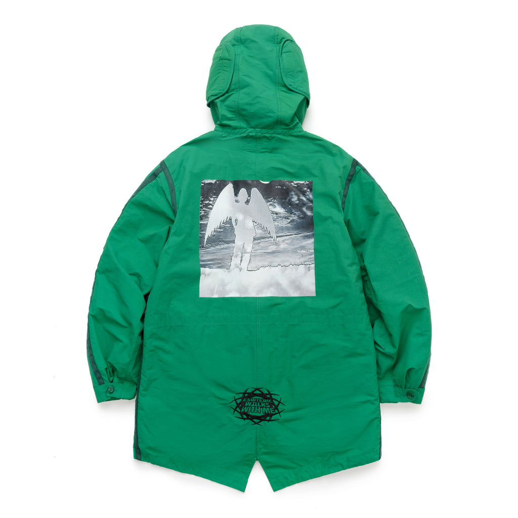 ESOTERIC THING FireBuckle Double-Layer Hooded Hooded Parka FIREMAN CLASP HOODED PARKA