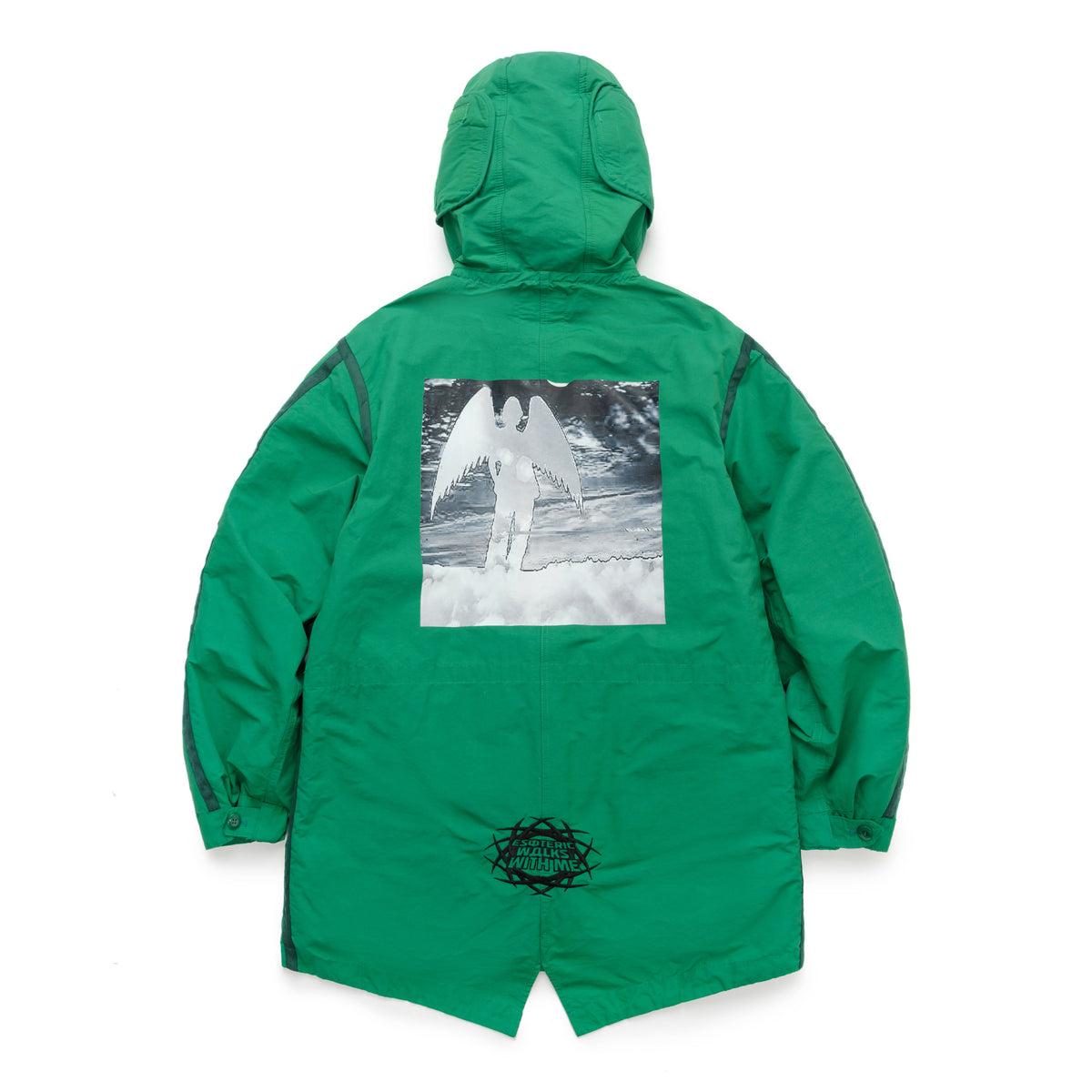 ESOTERIC THING FireBuckle Double-Layer Hooded Hooded Parka FIREMAN CLASP HOODED PARKA