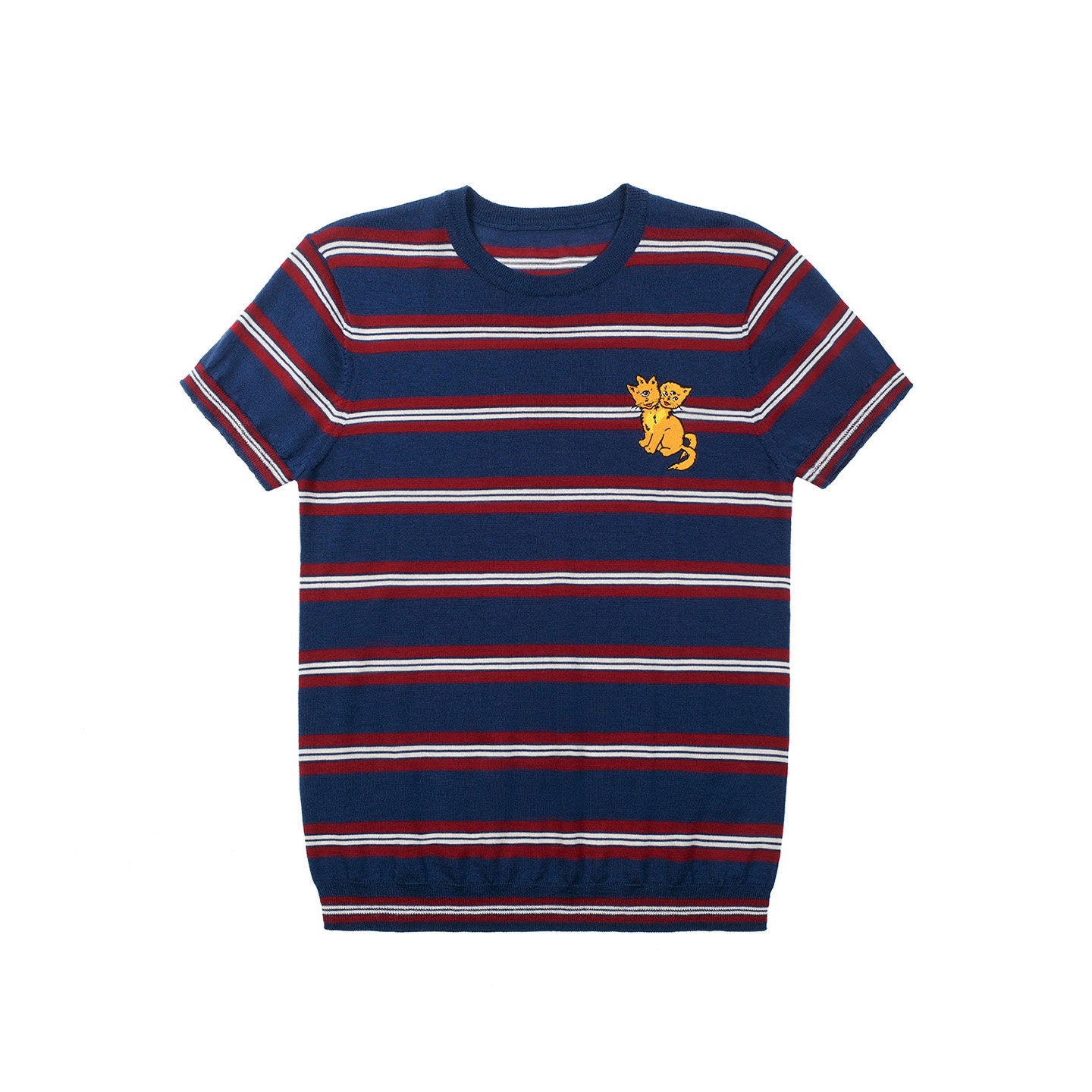 SONGAADON 26FW German Yangtze 100% wool knit sweater short-sleeve