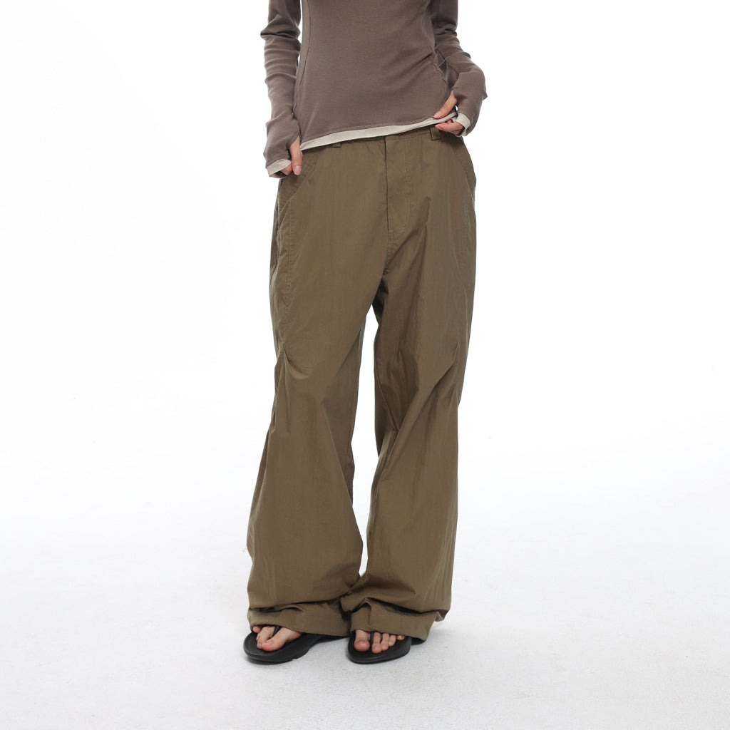 RoaringWild A Arch Black Loose Outdoor Paratrooper Pants American Cargo Pants Men's Pants