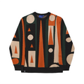 [France] HELAS 25WIN BACKGAMMON CREWNECK KNIT abstract geometric knitwear