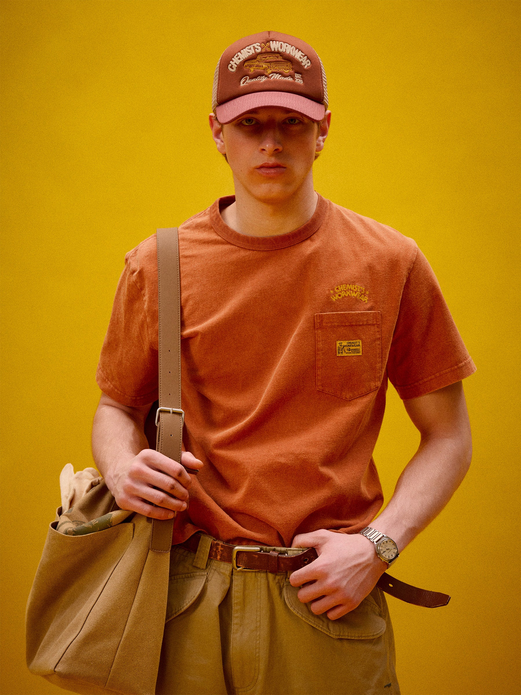 "Workwear" Washed T-shrit