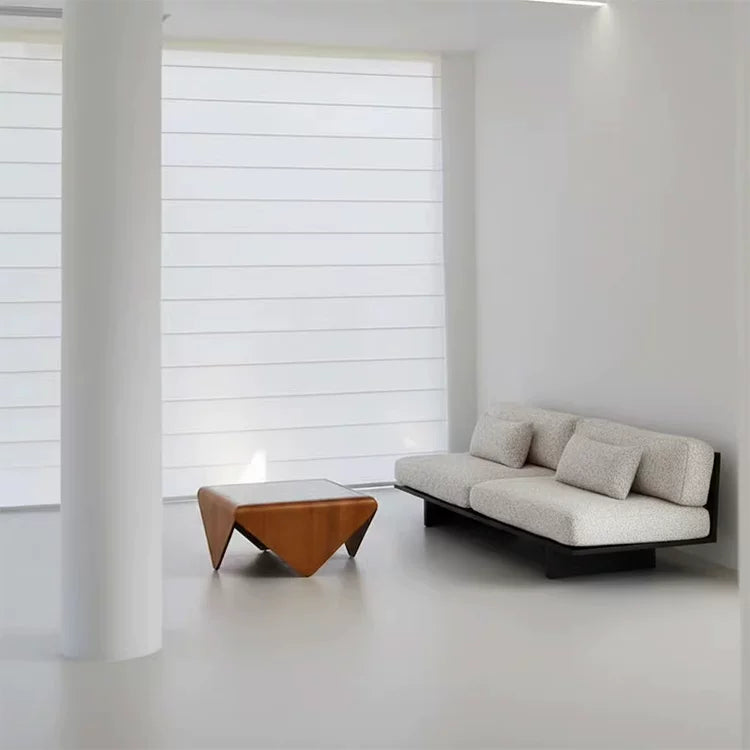 [NEVERLAND genuine] original design white oak simple wabi-sabi detachable washable sofa NORA