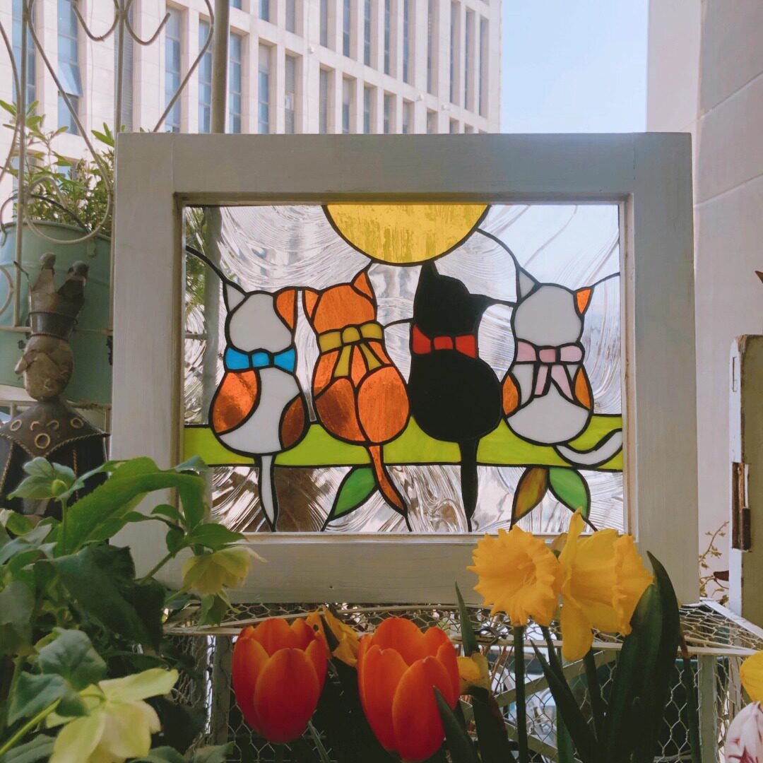 artistic glass window frames, glass