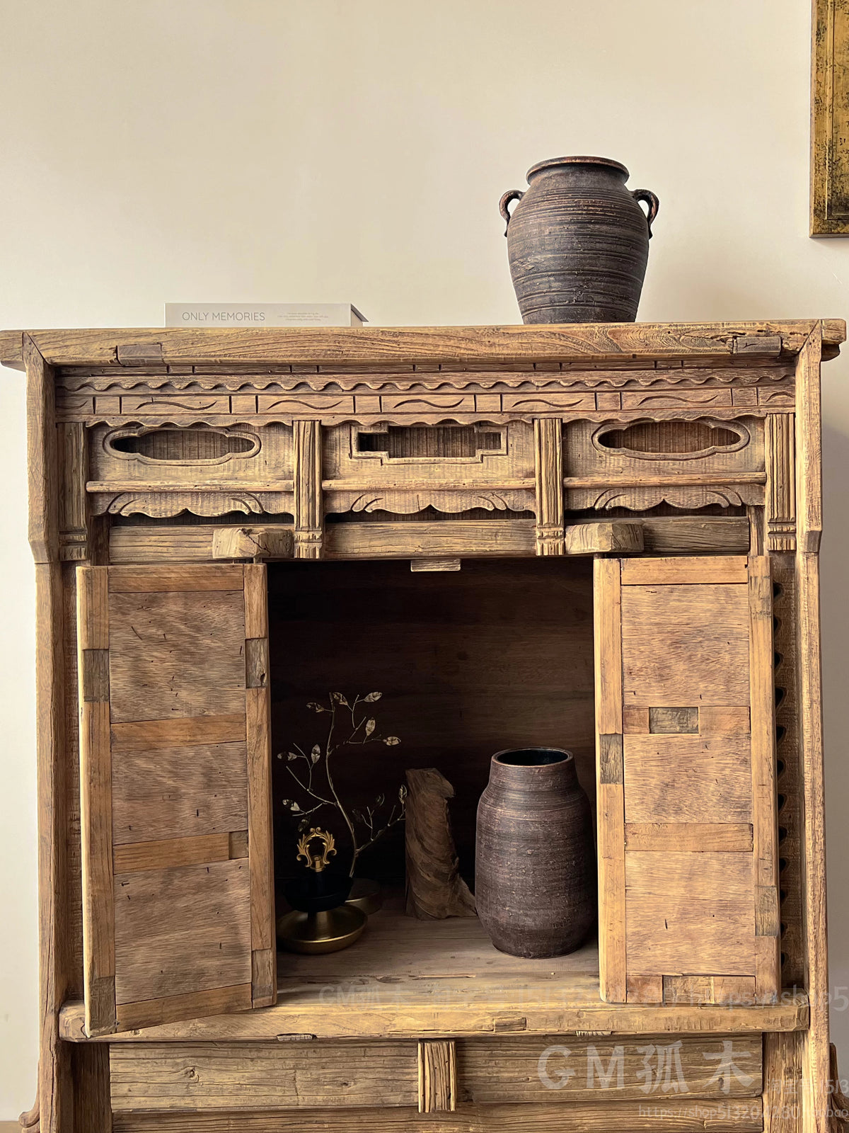 Chinese vintage revival | Entryway cabinet, antique sideboard, storage cabinet, wabi-sabi style, Ming and Qing classical furniture