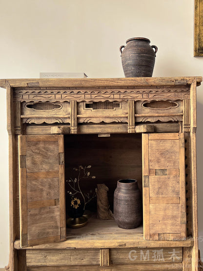 Chinese vintage revival | Entryway cabinet, antique sideboard, storage cabinet, wabi-sabi style, Ming and Qing classical furniture