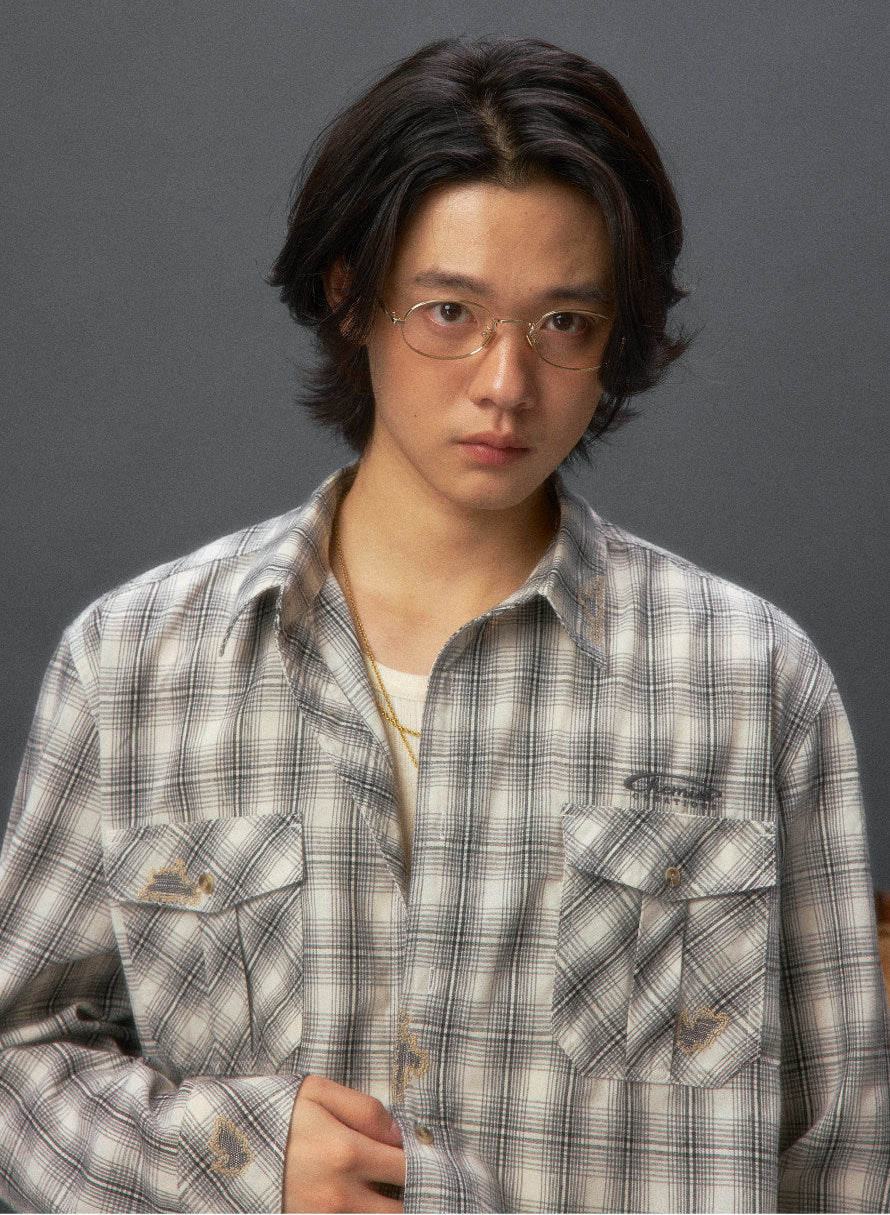 "Arizona Dream" Distressed Plaid Shirt