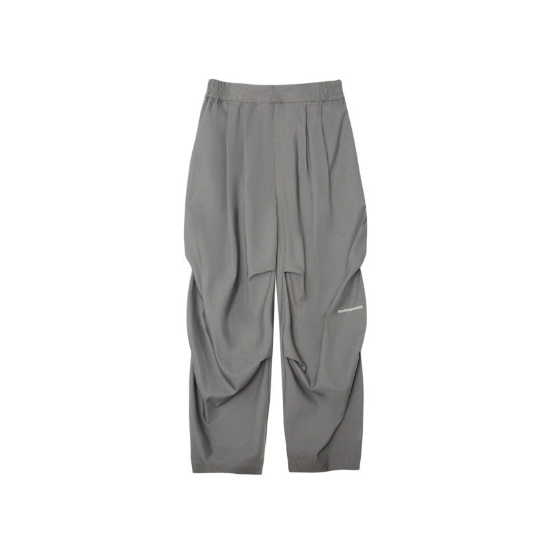Randomevent Spring LOGO Print Three-Dimensional Cut Cropped Pants 24SS