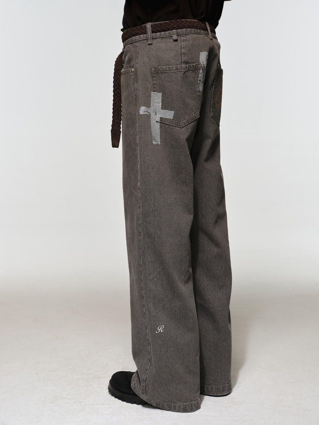 RECORDS INC. 005 TAPE JEANS* bootcut jeans