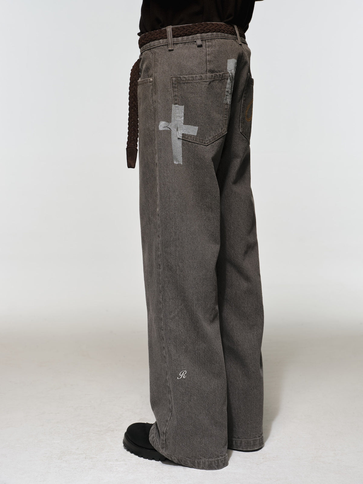RECORDS INC. 005 TAPE JEANS* bootcut jeans