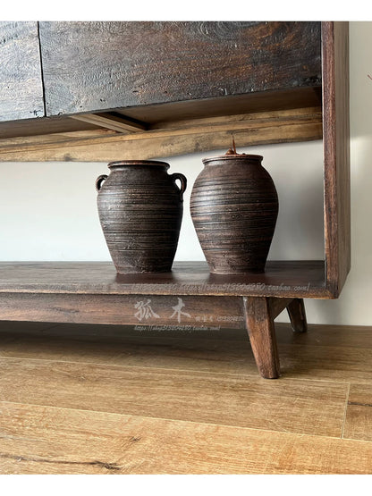 Surprise Wind Extended Ridgeline Sideboard Solid Wood Sideboard Original Design Owl Wood Drawer Sideboard Coffee Cabinet