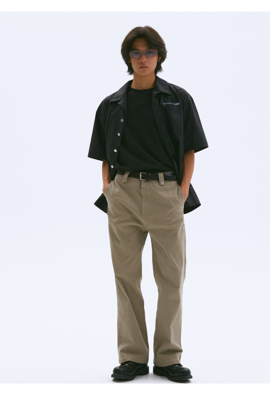 "Old Roads"Flared Chinos Pants