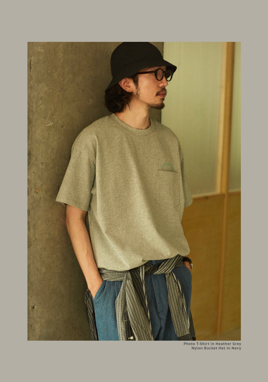 U.Sage x Meisyakan Photo T-Shirt Photo T-Shirt Long-staple cotton