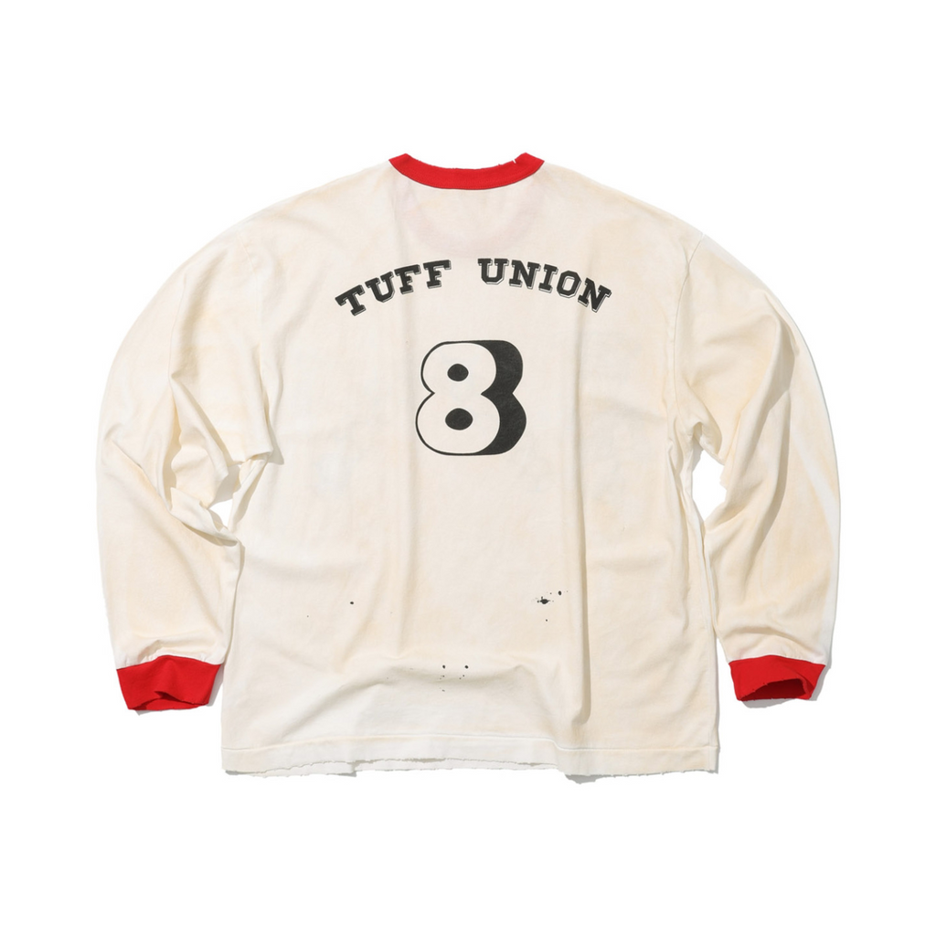In stock authorized 961 Apparel Tuff Union Soccer Tee loose distressed long-sleeve T-shirt 26SS