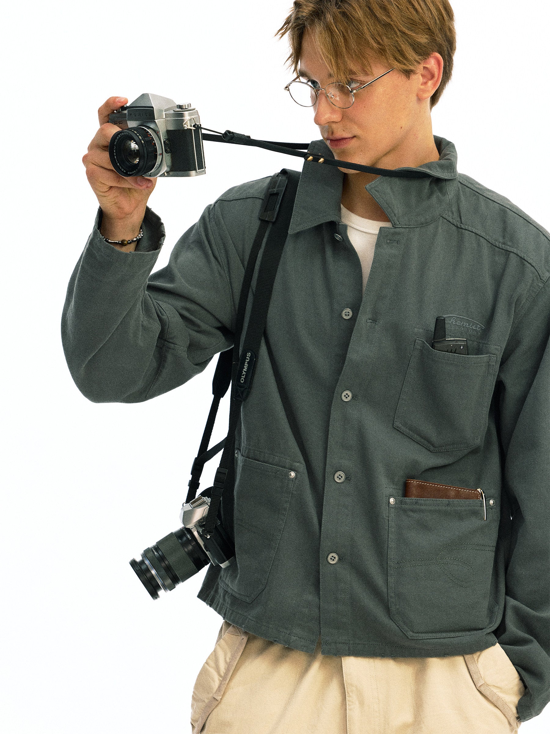 "Garage" shirt jacket