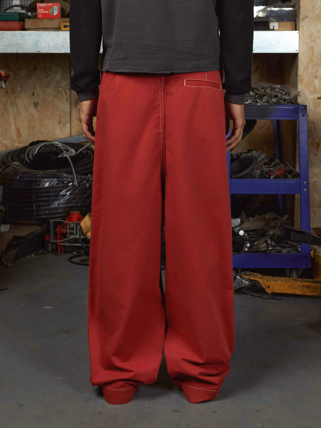 NATIVE MODE* Ruby Bright Line Sergeant Trouser Trouser Pants RUBY MILITARY TROUSER