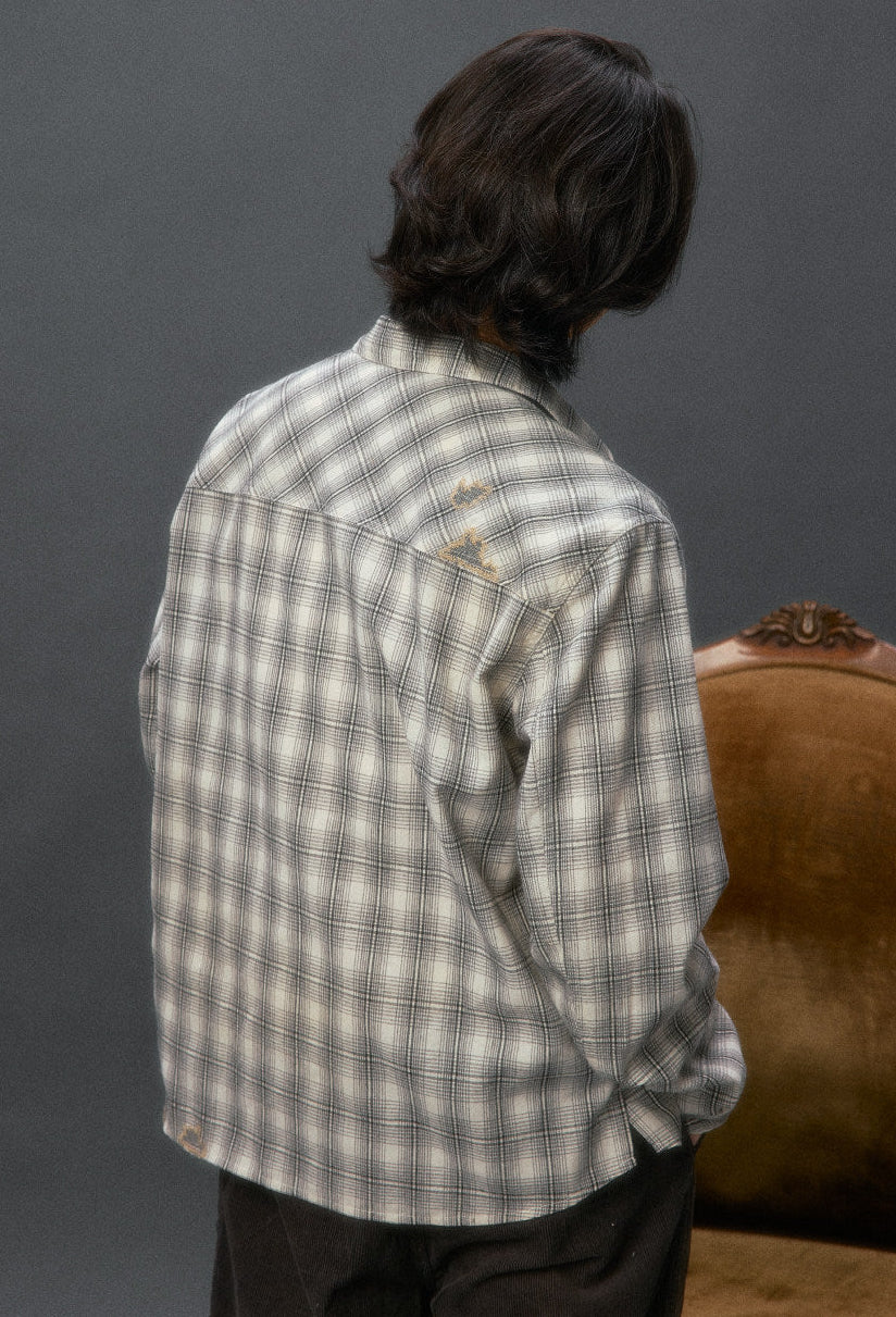 "Arizona Dream" Distressed Plaid Shirt