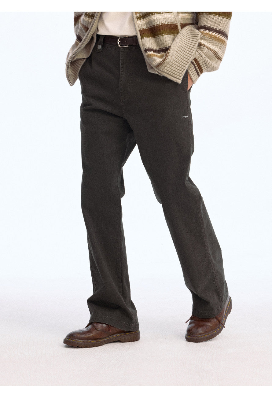 "Old Roads"Flared Chinos Pants