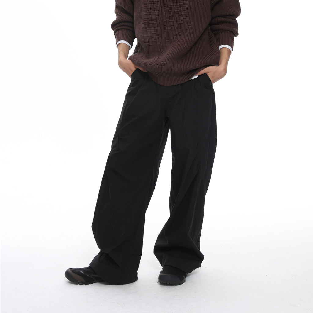 RoaringWild A Arch Black Loose Outdoor Paratrooper Pants American Cargo Pants Men's Pants