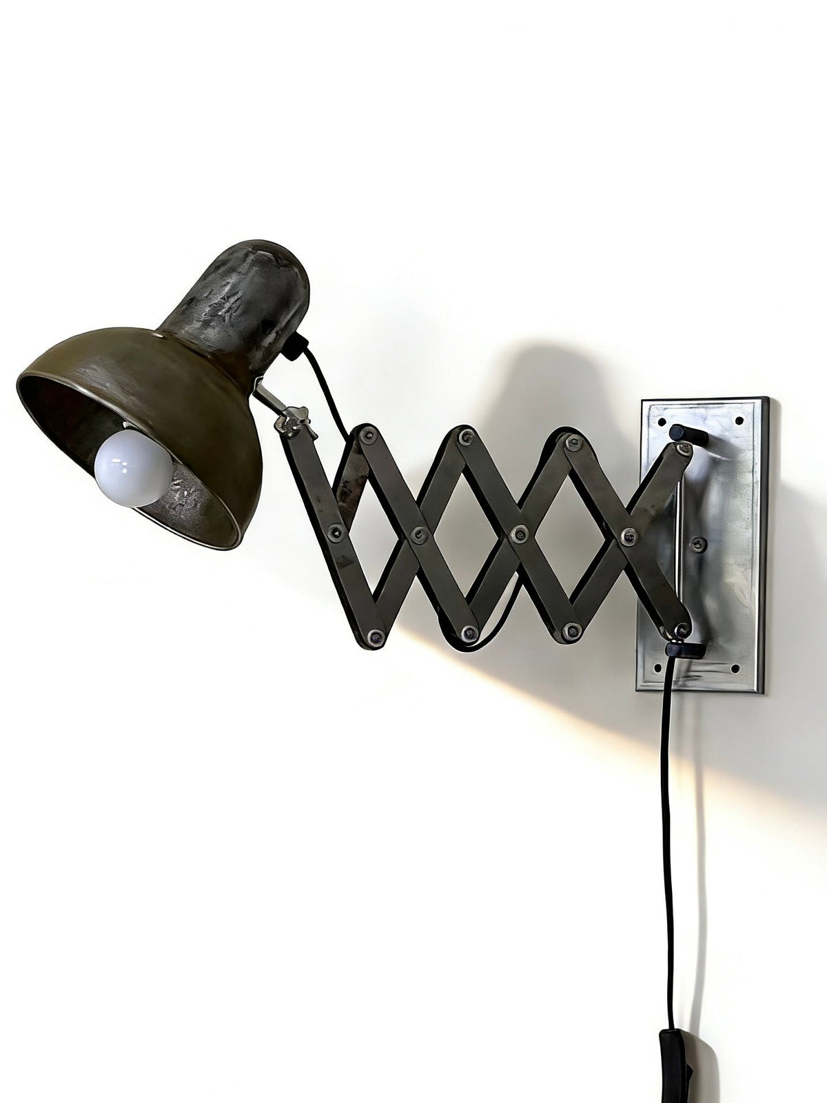 Retro industrial style outdoor wall lamp B&B café bar ambient light telescopic long arm lamp corridor American wall lamp
