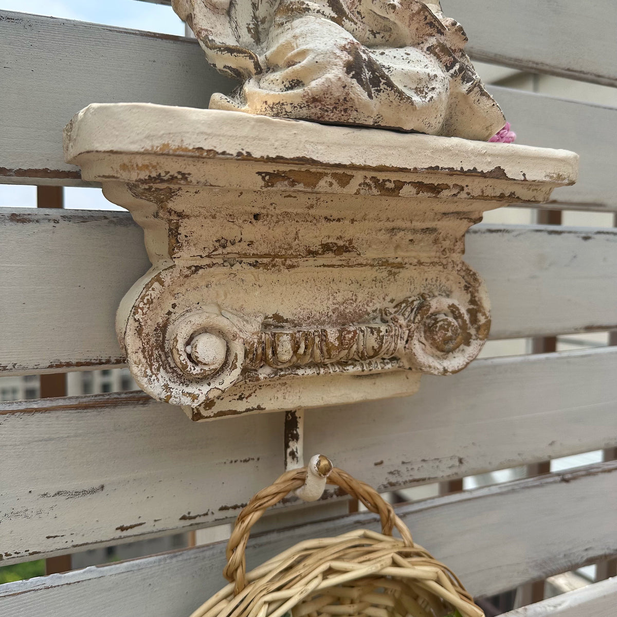 French vintage angel ornaments