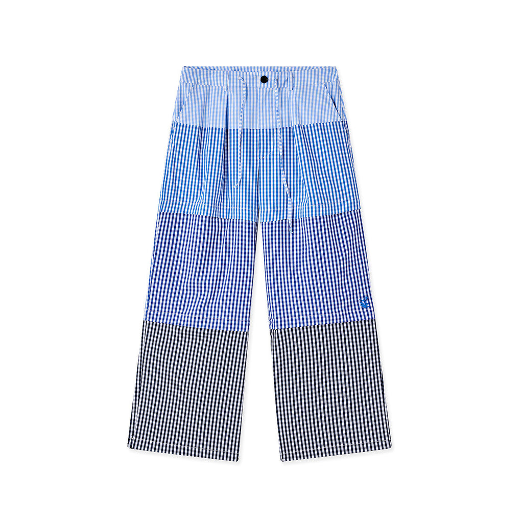 Stuffy and crazy FMACM trousers with variable length 3-in-1 plaid detachable trousers