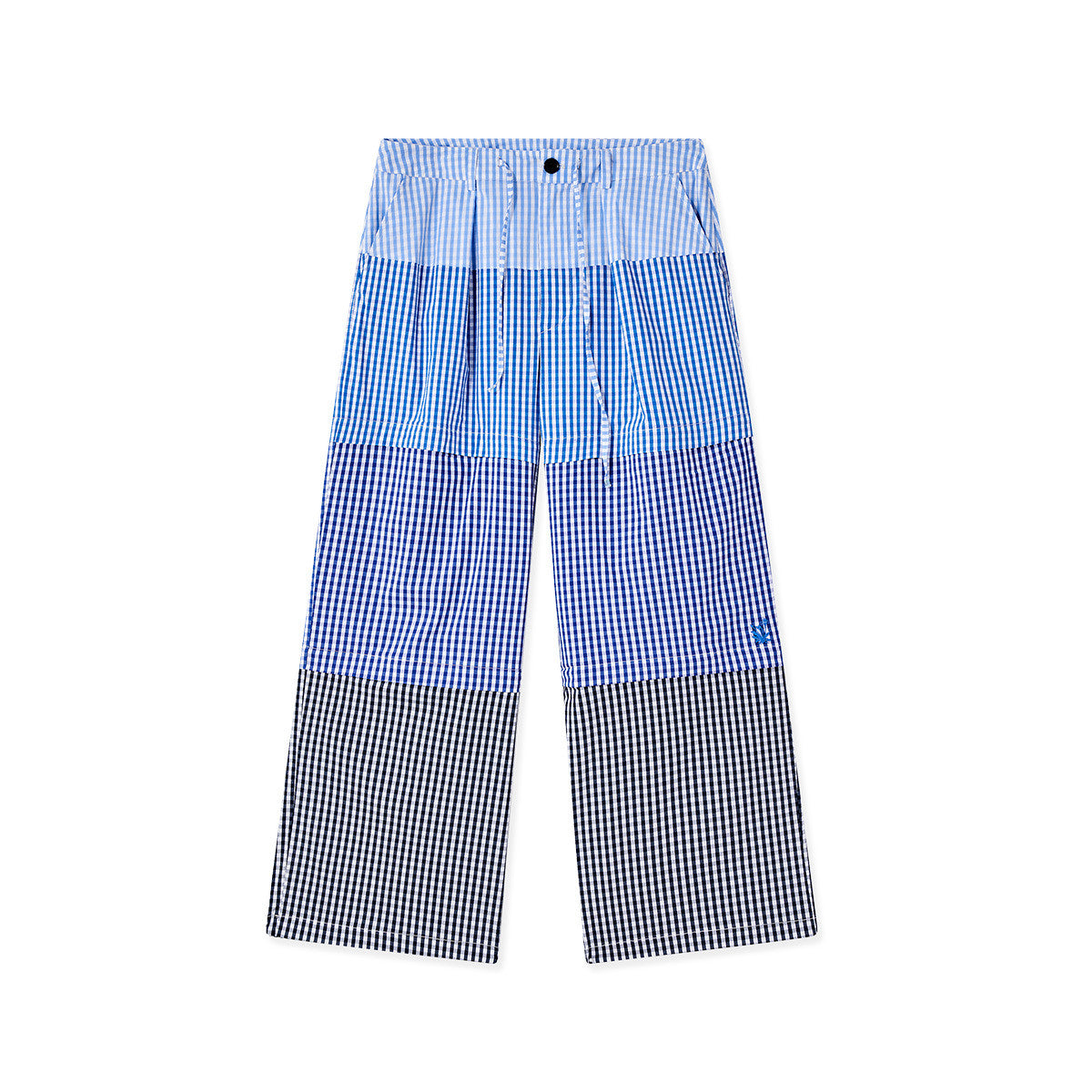 Stuffy and crazy FMACM trousers with variable length 3-in-1 plaid detachable trousers