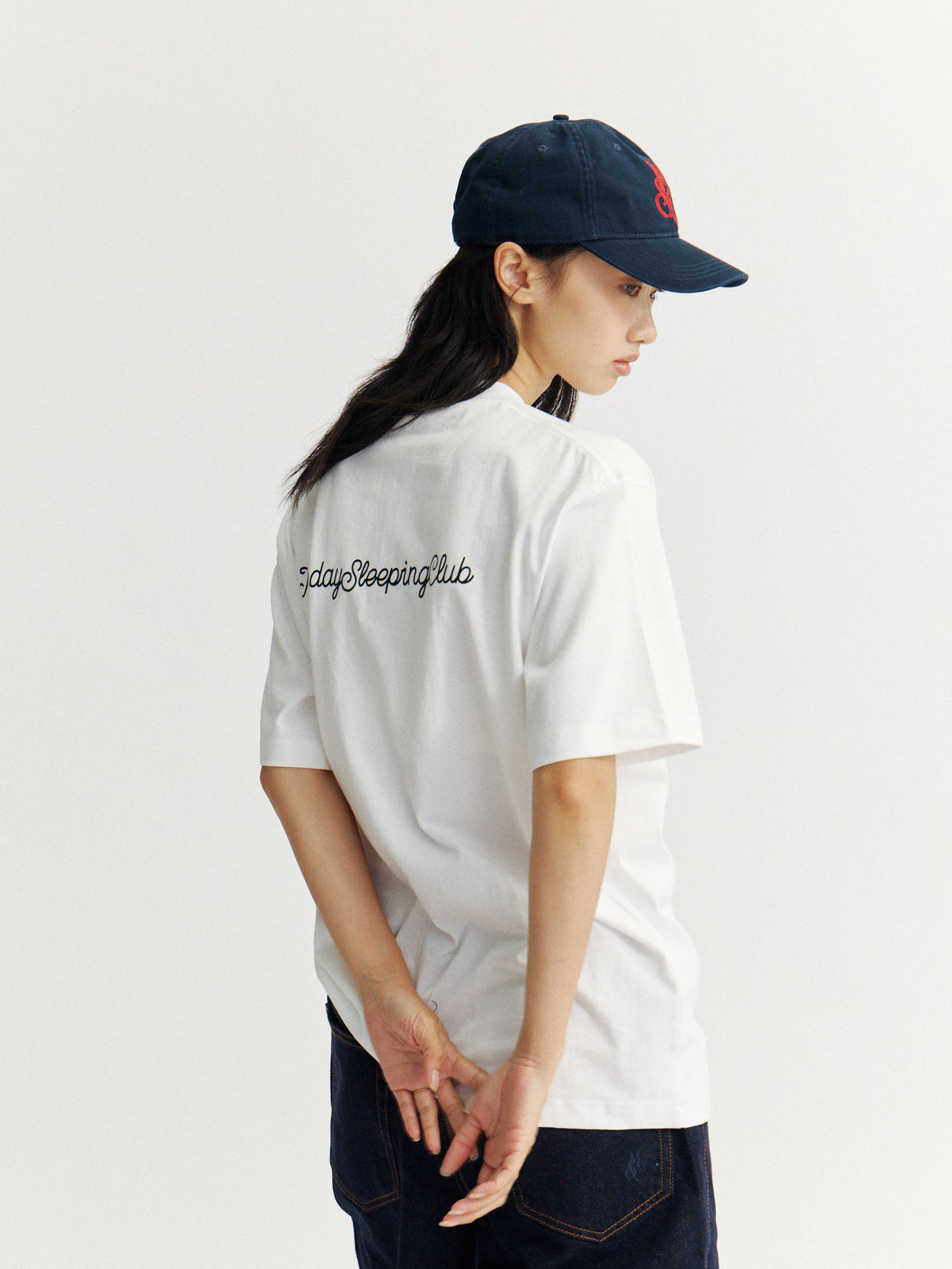 Monday Sleeping Club & DISNEY collaboration collection "Sleepy Mickey" printed short-sleeve T-shirt