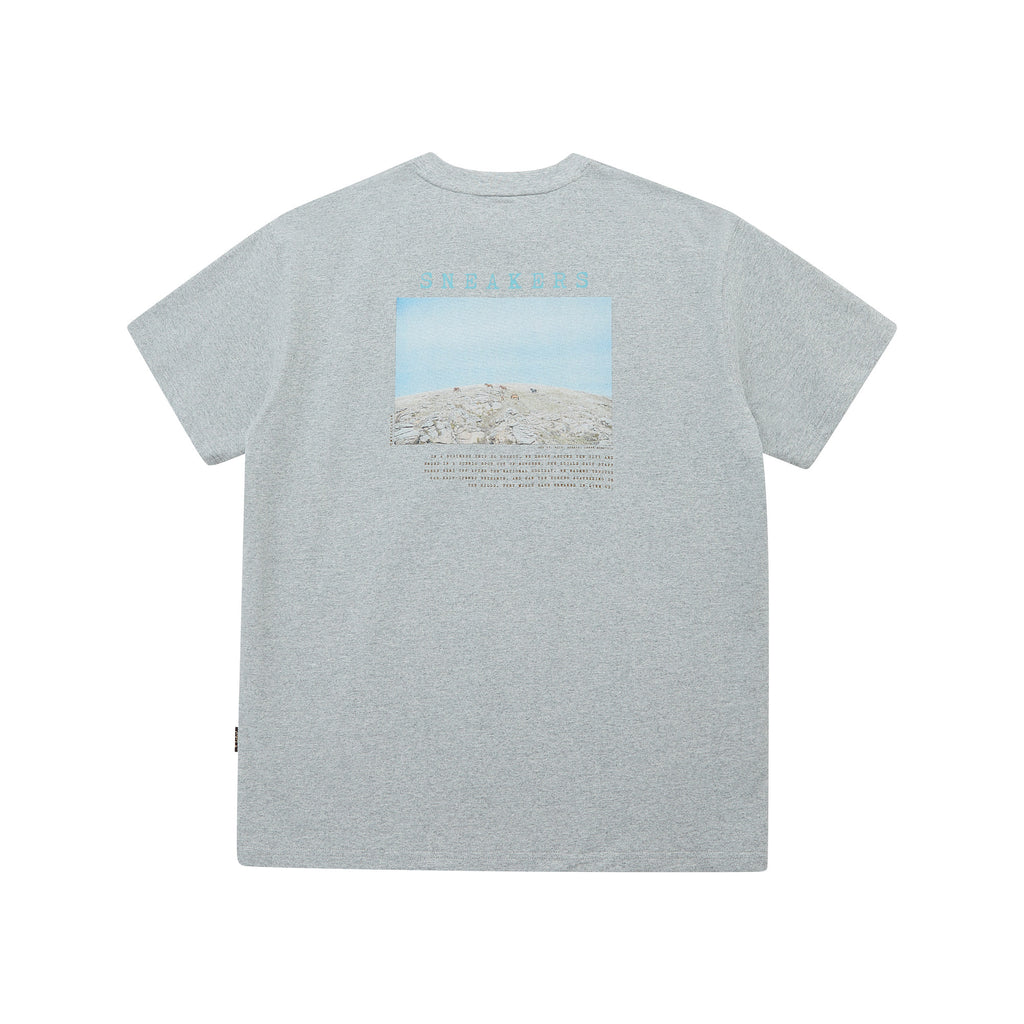 U.Sage x Meisyakan Photo T-Shirt Photo T-Shirt Long-staple cotton