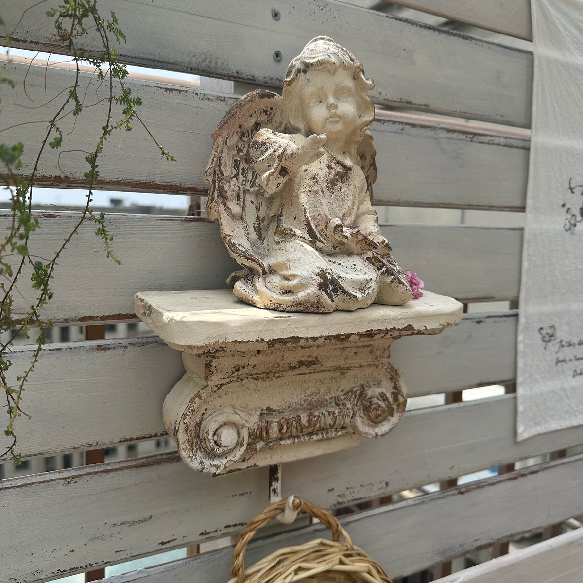 French vintage angel ornaments
