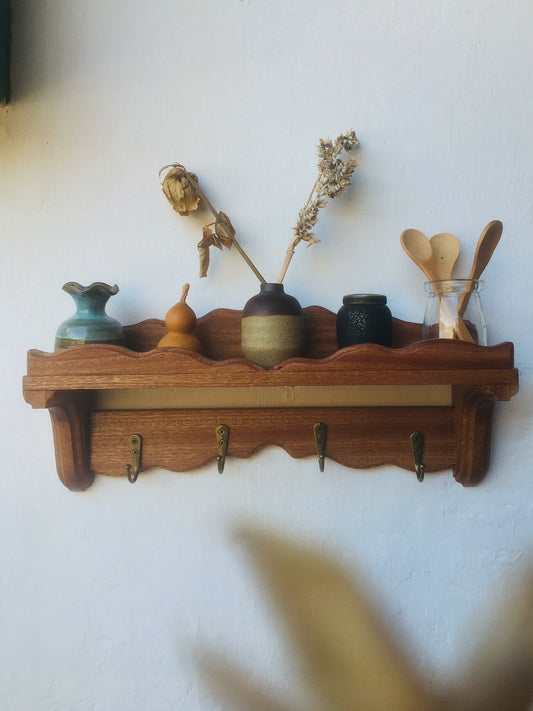 vintage wall decoration wall hanging rack storage
