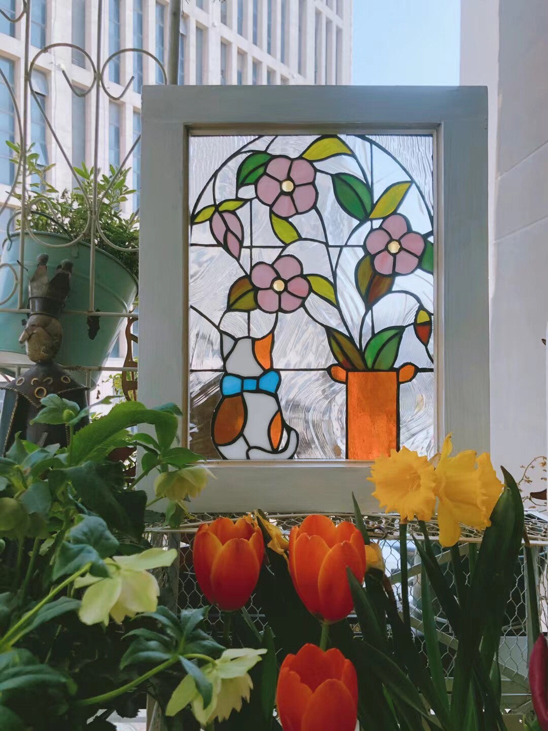 artistic glass window frames, glass