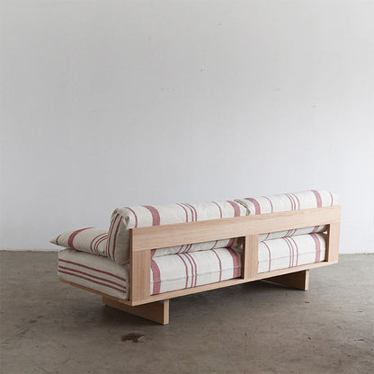 [NEVERLAND Authentic] Original Design Simple Modern Detachable Washable Natural Wood White Oak Sofa NORA