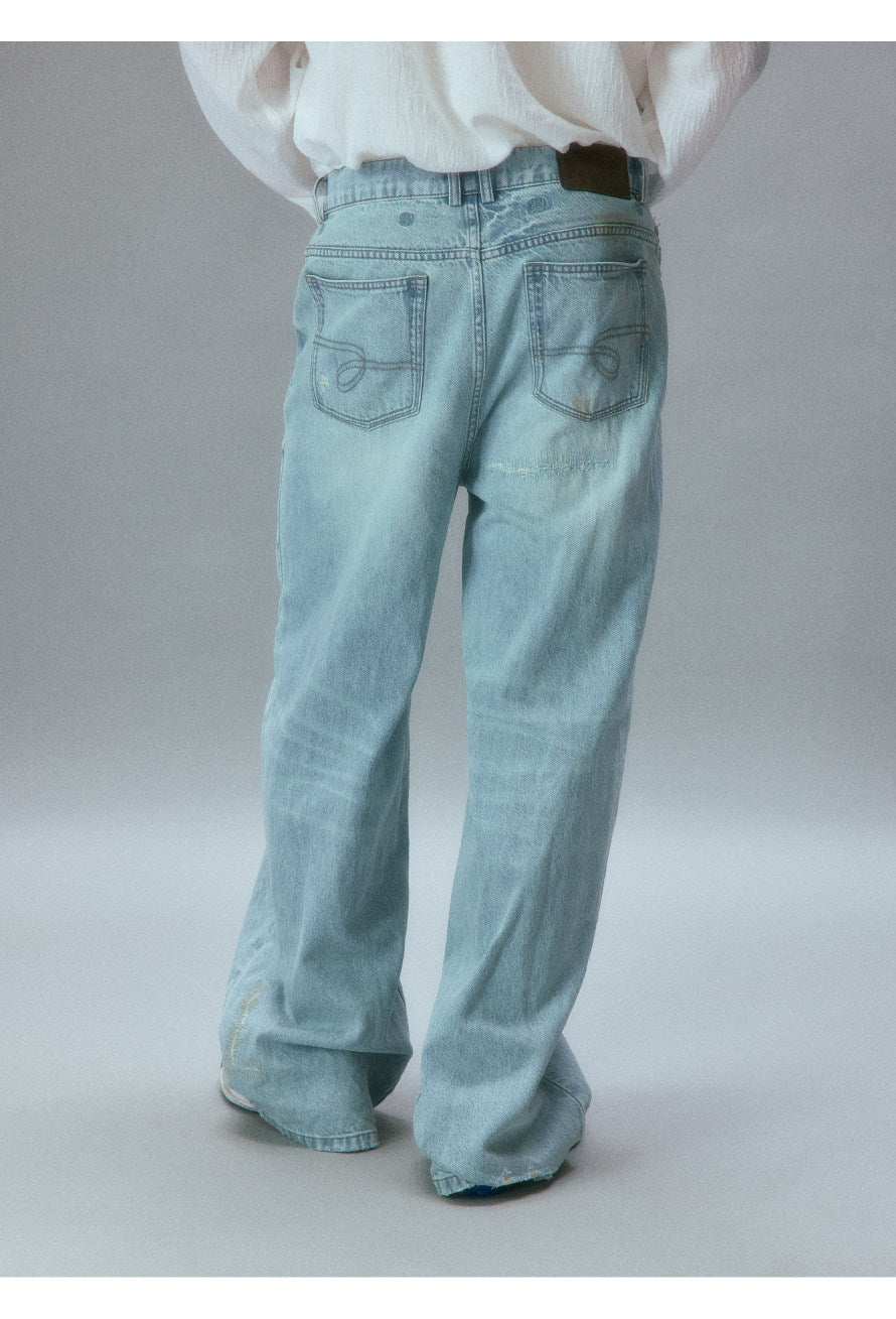 "Mended" Jeans