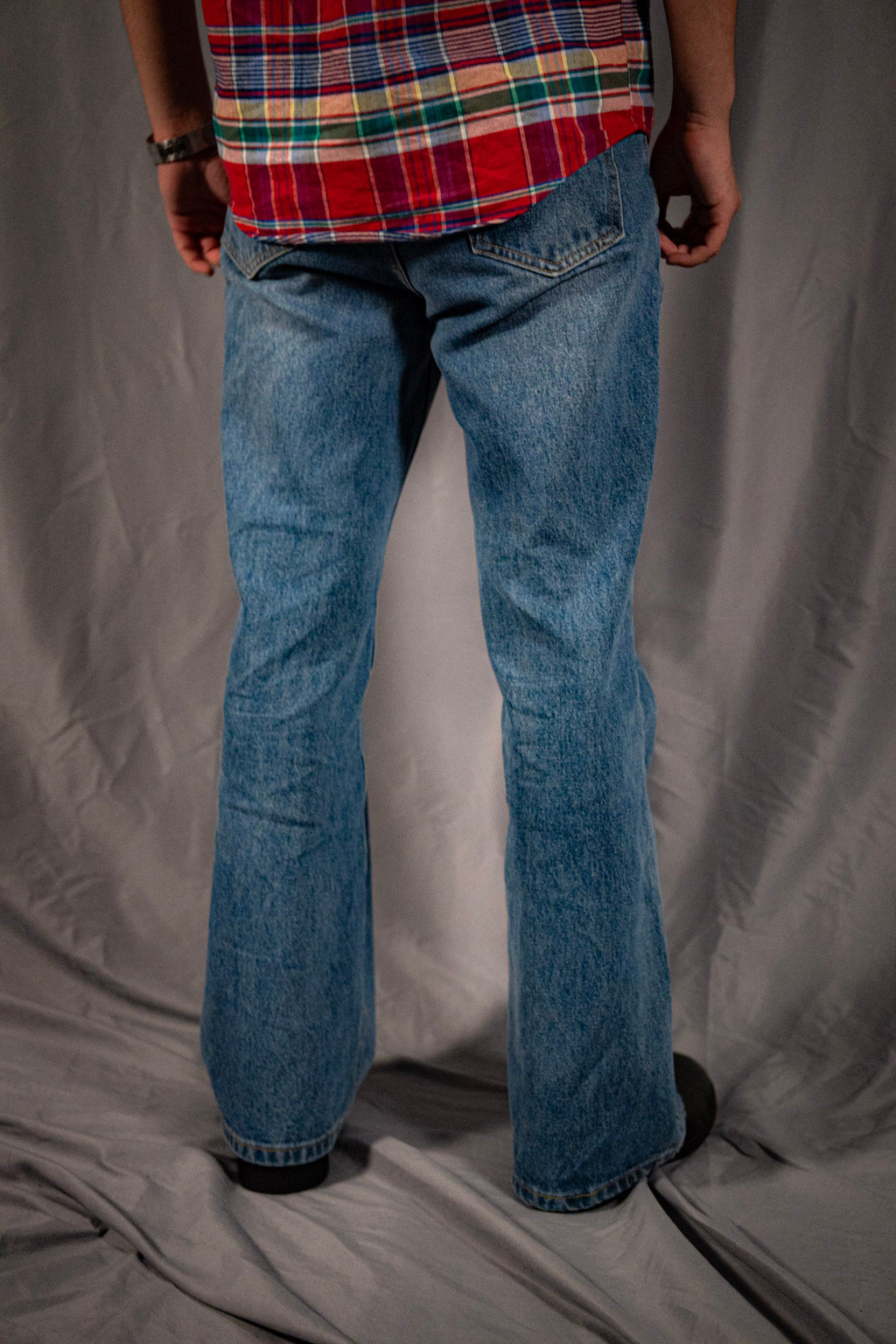 "Hands" Flared Jeans